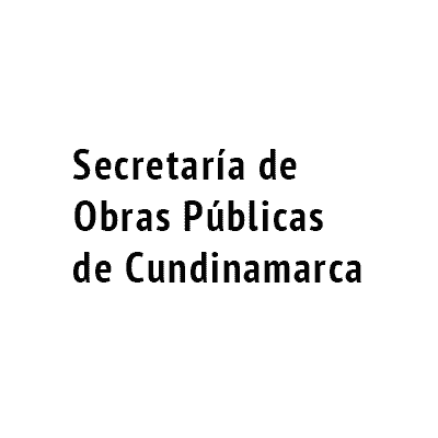 Secretaría de Obras Públicas de Cundinamarca